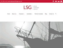 Tablet Screenshot of legalstaffinggroup.com